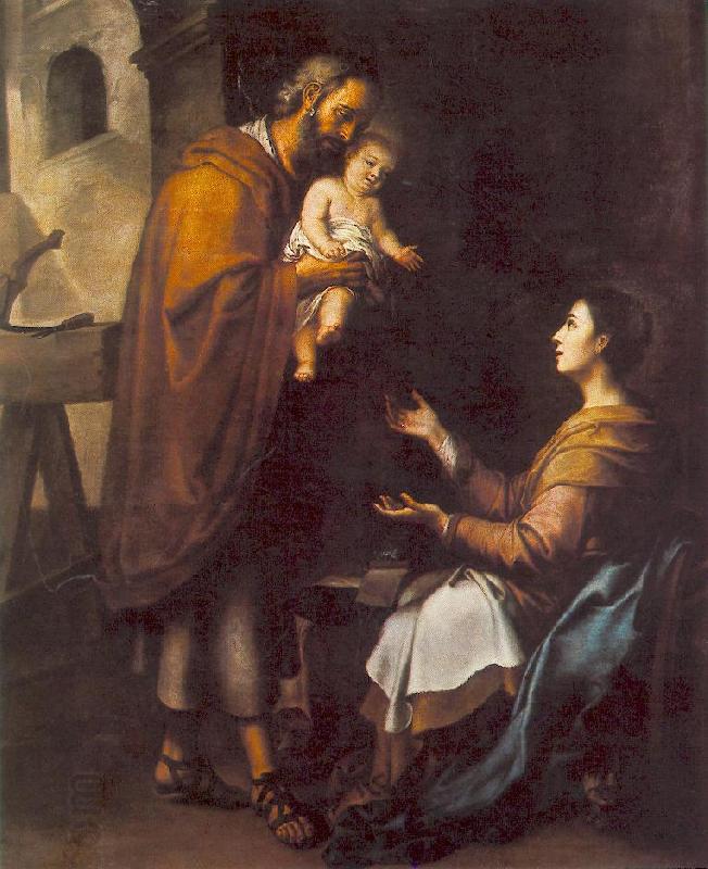 MURILLO, Bartolome Esteban The Holy Family g China oil painting art